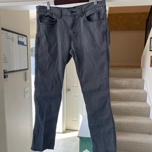 Mens Levi 511 jeans (33x30) gray